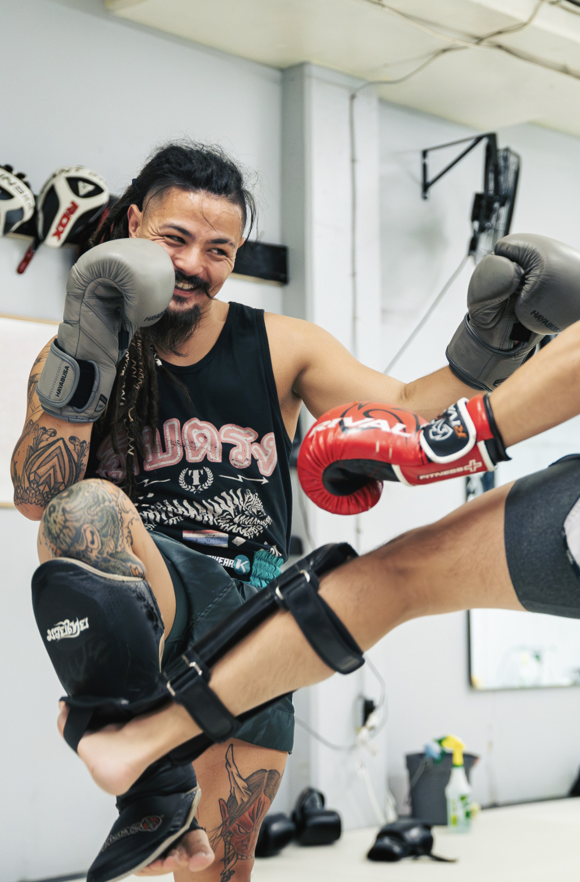 Matt training in the ring